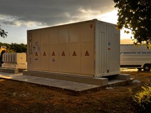 Industriële batterijcontainer van 4,5 MWh in Menen