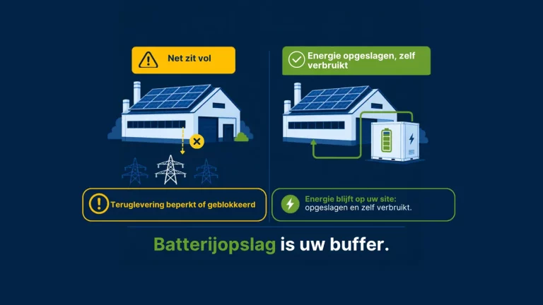 Netcongestie in Vlaanderen batterijopslag web